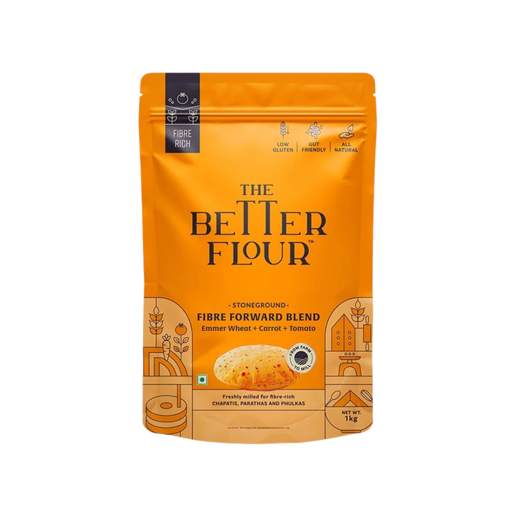 The Better Flour Organic Khapli Wheat Atta