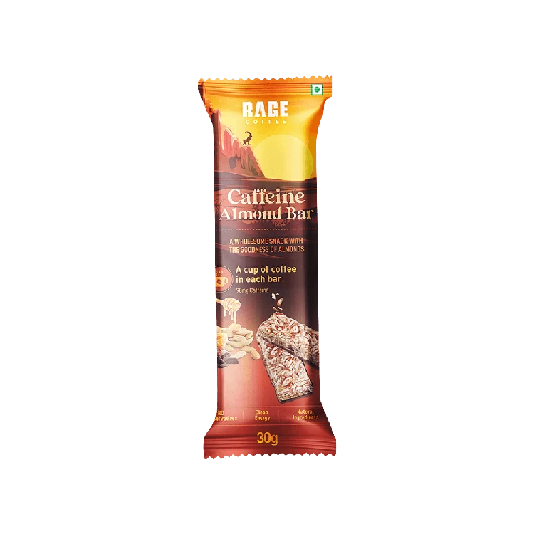 Rage Coffee Caffeine Almond Bar