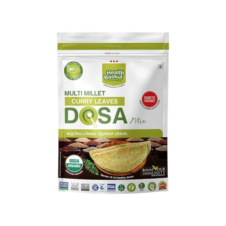 Health Basket Multi Millet Curry Leaves Dosa Mix