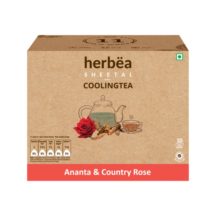 HERBEA Cooling Herbal Tea (Ananta & Country Rose)