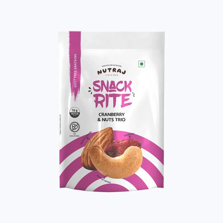 Nutraj Snack Rite Cranberry & Nuts Trio Dry Fruit Mix (Dry Fruit Mishrana)