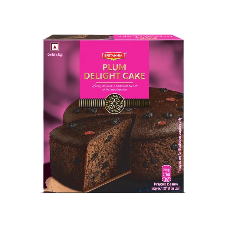 Britannia Delight Plum Cake (Contains Egg)