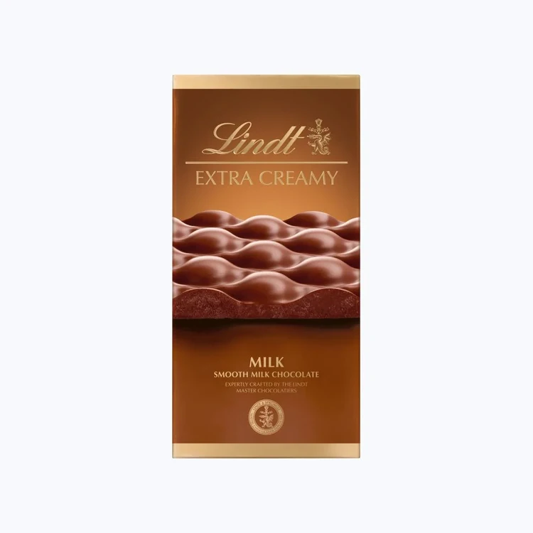 Lindt Extra Creamy Smooth Milk Chocolate Bar