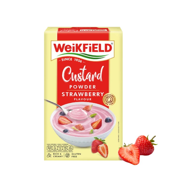 Weikfield Strawberry Custard Powder