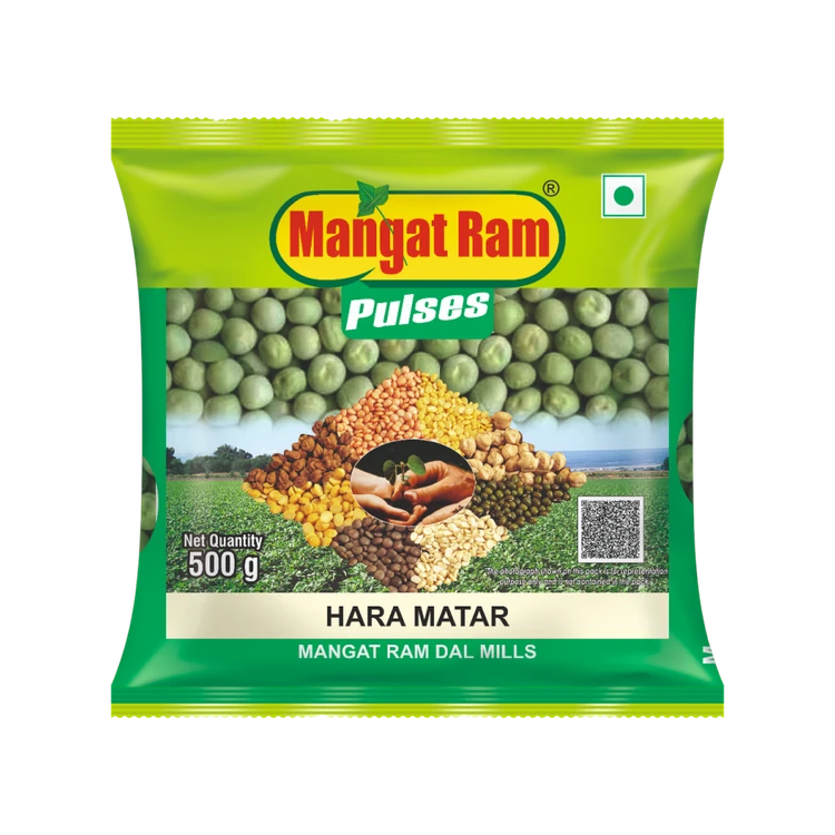 Mangat Ram Pulses Green Dried Peas (Hasi Battani)