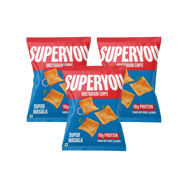 SuperYou Multigrain Super Masala Chips - Pack of 3
