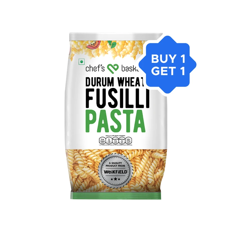 Chef's Basket Durum Wheat Fusilli Domestic Pasta - Buy 1 Get 1 Free
