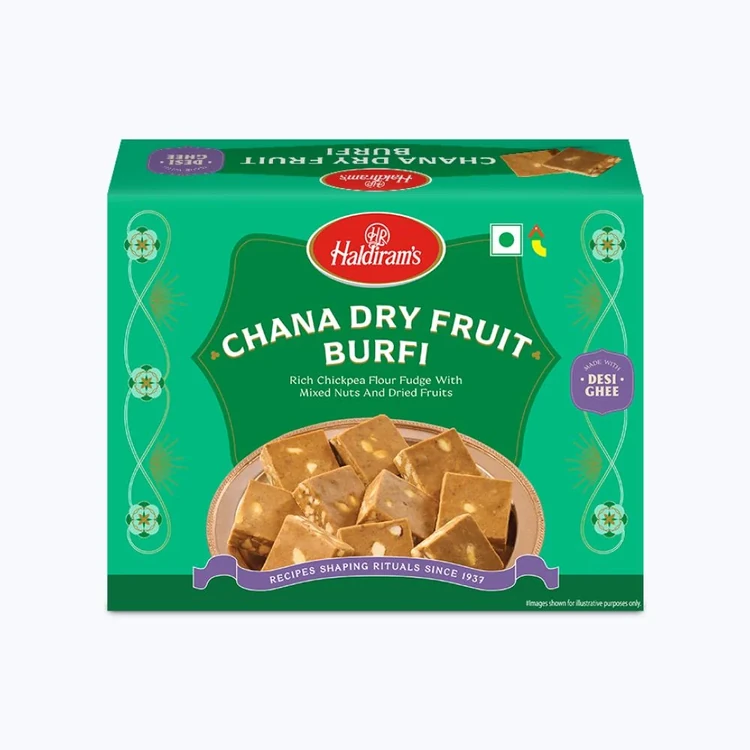 Chana Dry Fruit Burfi by Haldiram's