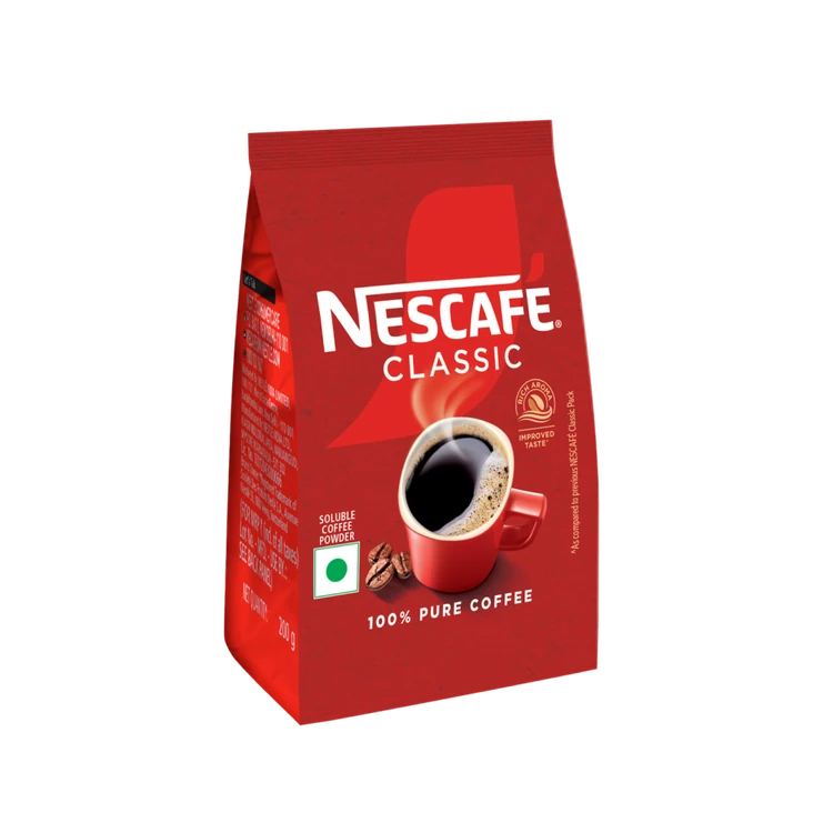Nescafe Classic - 100% Pure Instant Coffee Powder - 200 g