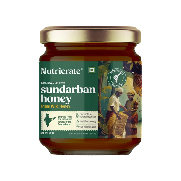 Nutricrate 100% Raw & Unfiltered Sundarban Honey