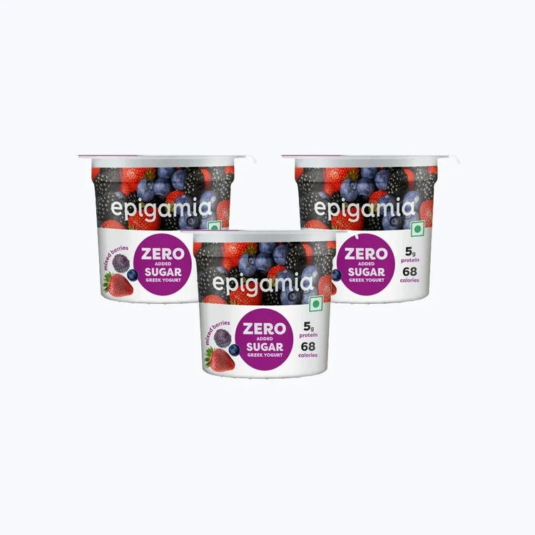 epigamia Mixed Berries Greek Yogurt - Pack of 3