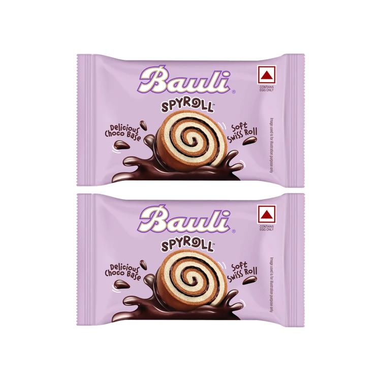 Bauli Spyroll Soft Swiss Roll - Pack of 2