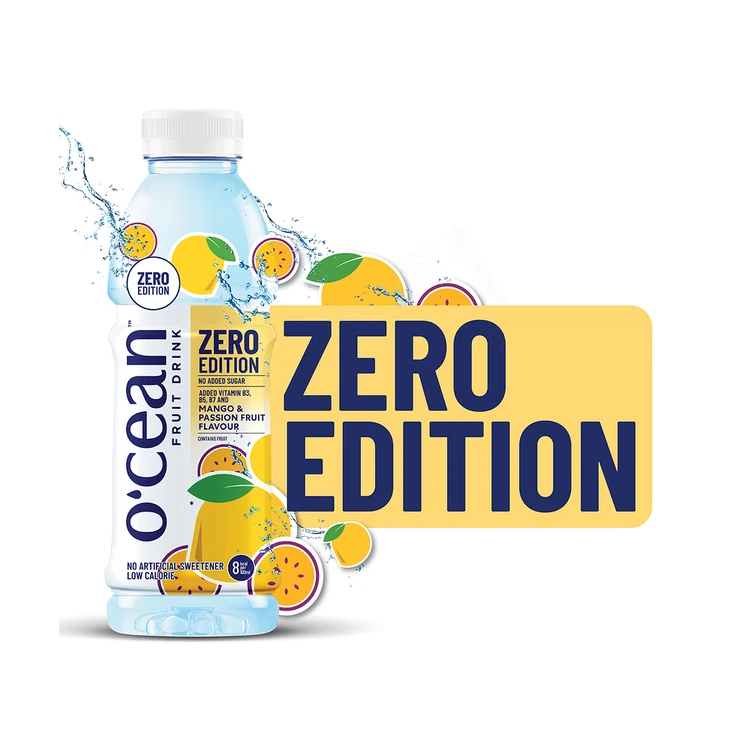 O'cean Zero Edition Mango & Passion Fruit Flavoured Water