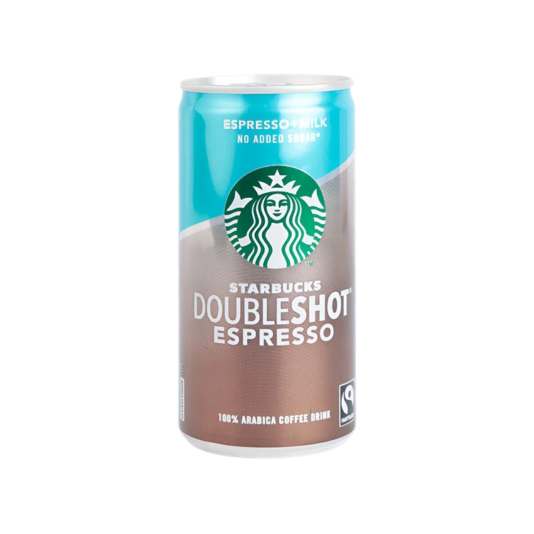 Starbucks DoubleShot Espresso + Milk Cold Coffee (No Added Sugar)