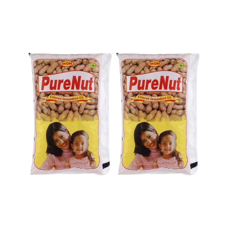 Purenut Filtered Groundnut Oil - Pack of 2 (Kadale Enne)