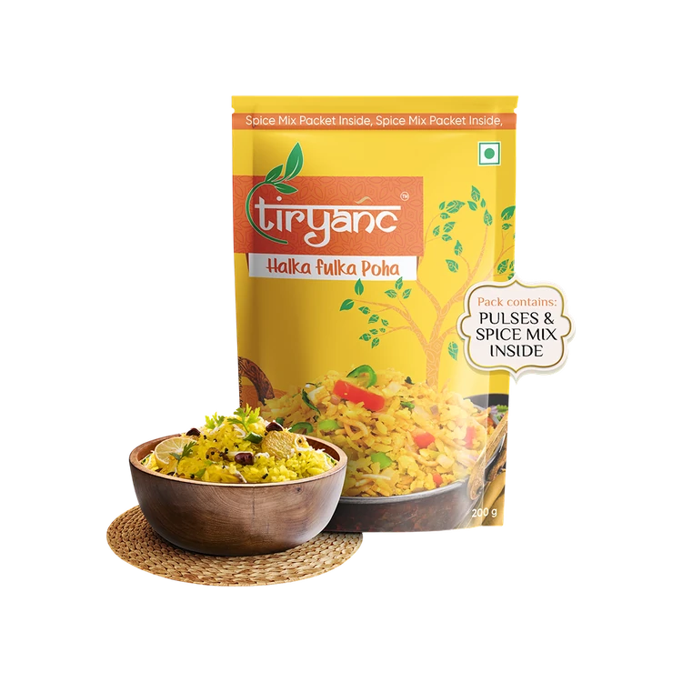 Tiryanc Halka Fulka Poha With Spice Mix (Avalakki)