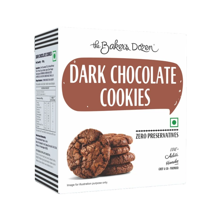 The Baker's Dozen Dark Chocolate Cookies