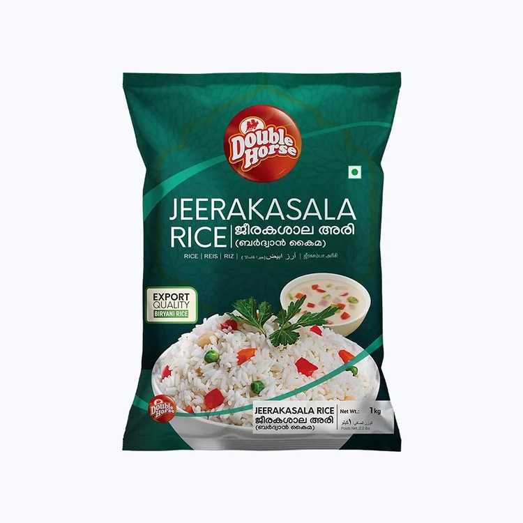 Double Horse Jeerakasala Rice (Short Grain) (Akki)