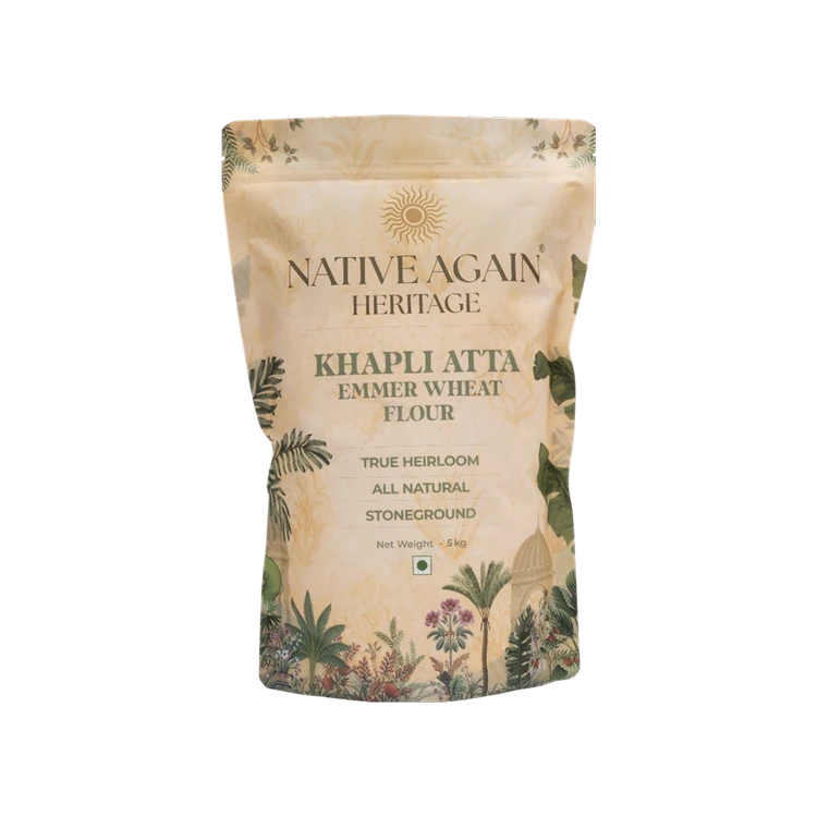 Native Again Heritage Khapli Wheat Atta