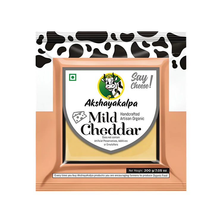 Akshayakalpa Organic Mild Cheddar Cheese