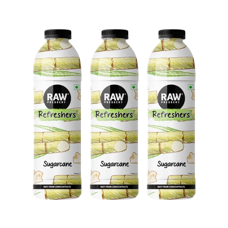Raw Pressery Refreshers Sugarcane Juice - Pack of 3