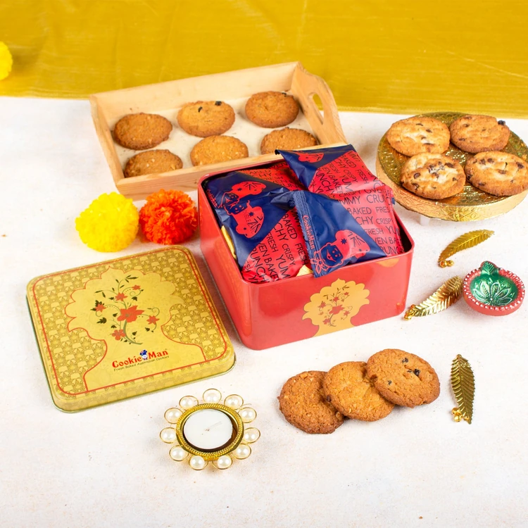 Cookieman Golden Cookie Gift Tin