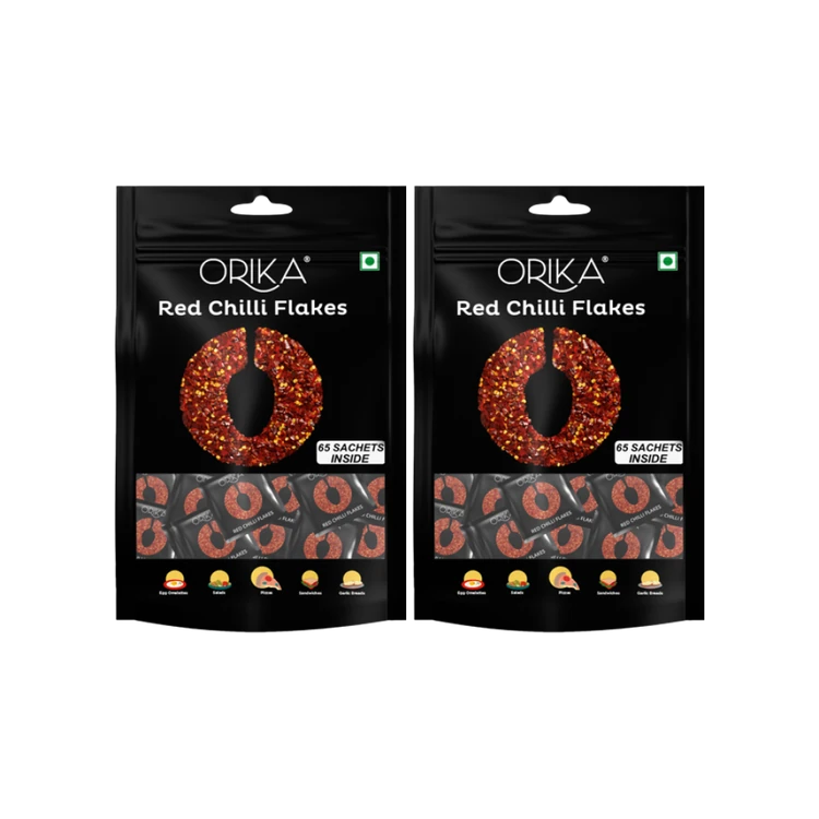 Orika Red Chilli Flakes - Pack of 2