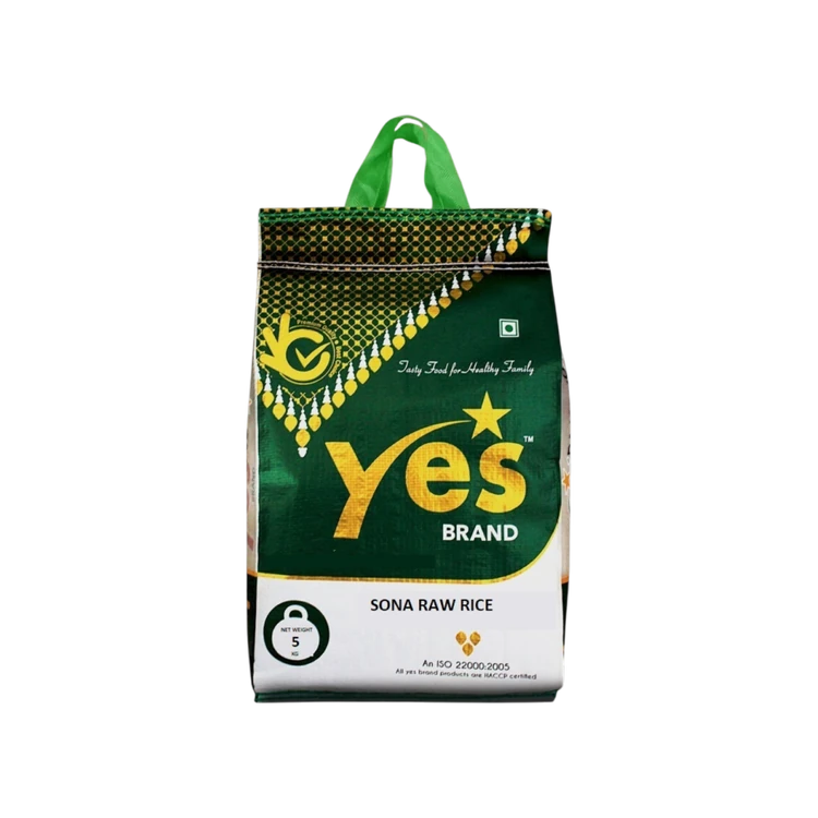 YES Premium Raw Ponni Rice (Medium Grain) (Hasi Ponni Akki)
