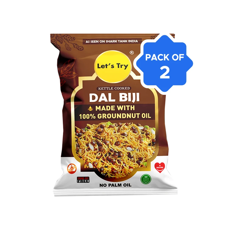 Let's Try Biji Mixture Namkeen - Pack of 2