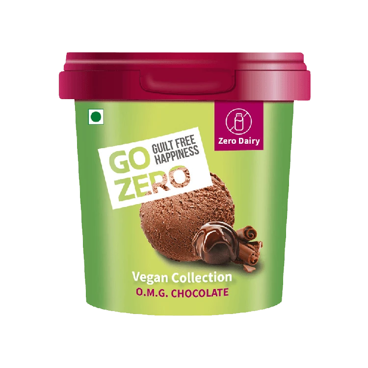Go Zero Omg Chocolate Vegan Ice Cream Cup