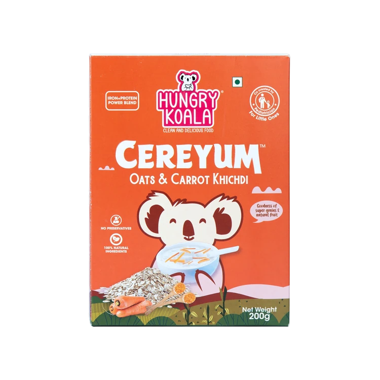 HUNGRY KOALA Oats & Carrot Khichdi Kids Cereal