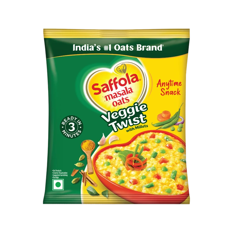 Saffola Masala Veggie Twist Oats