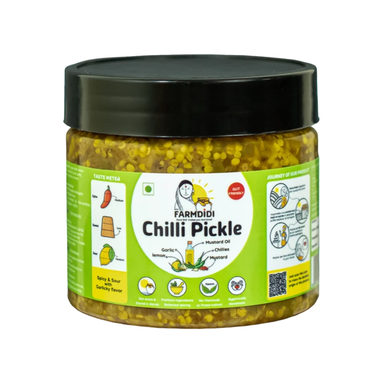 FarmDidi Green Chilli Pickle