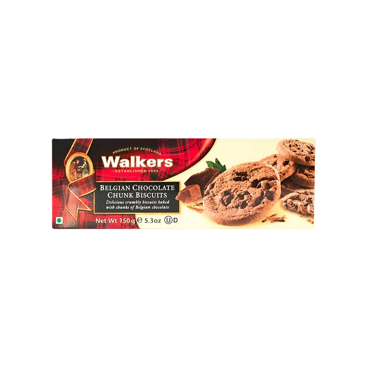 Walkers Belgian Chocolate Chunk Biscuit