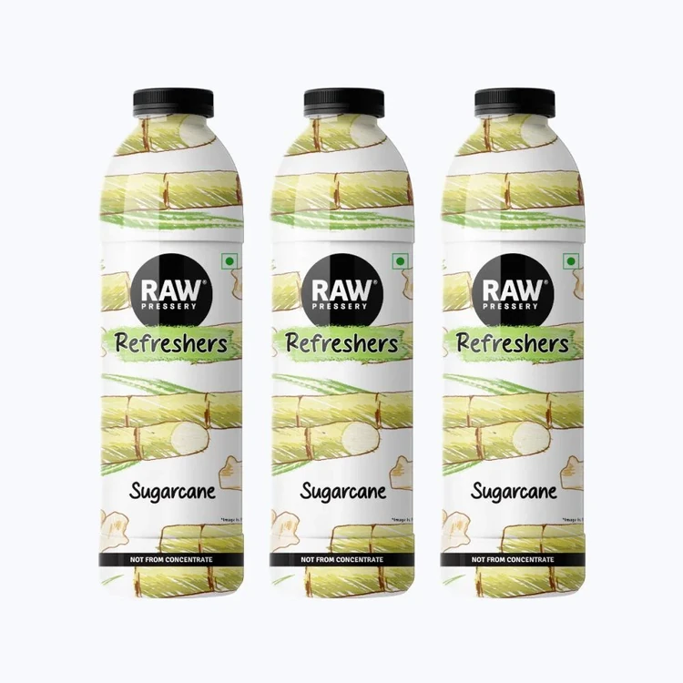 Raw Pressery Refreshers Sugarcane Juice - Pack of 3