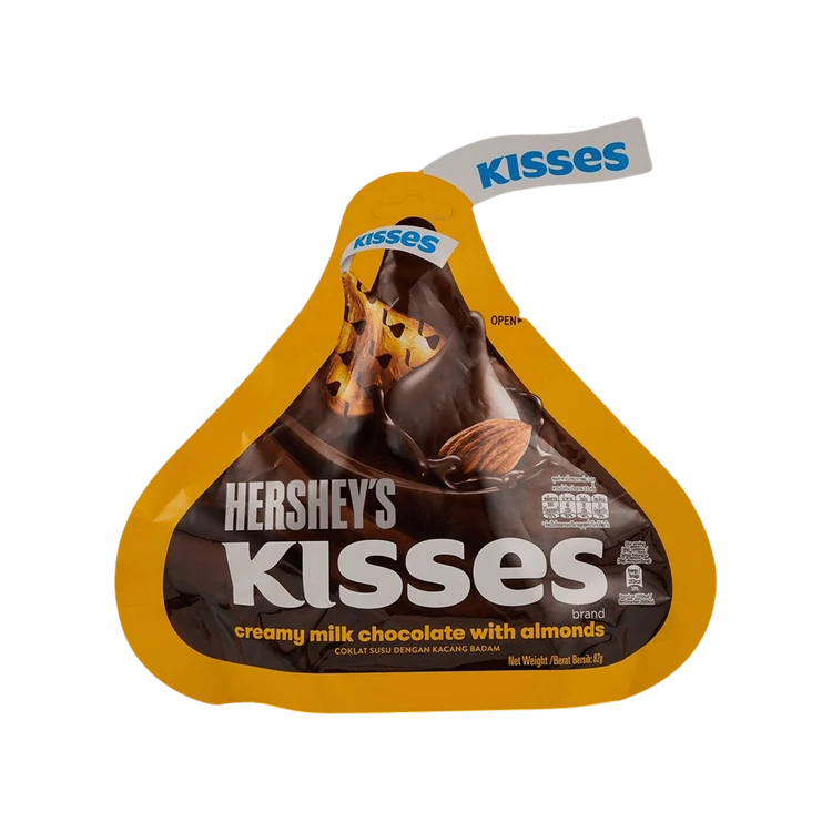 Hershey's Kisses Creamy Milk Chocolate Pack With Almonds
