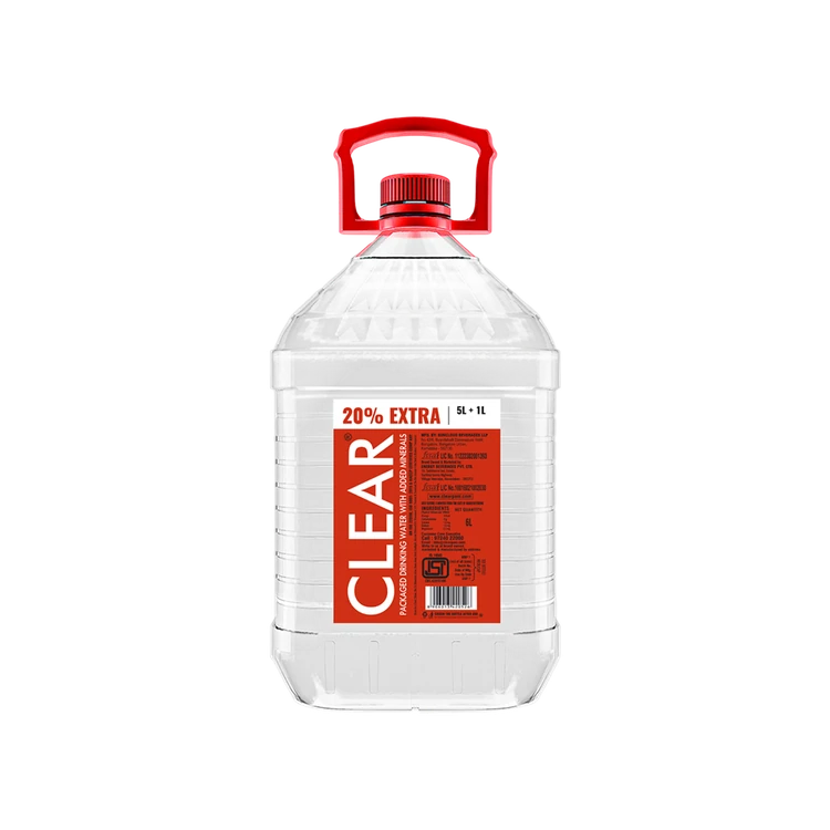 Clear Premium Drinking Packaged Water with Added Minerals