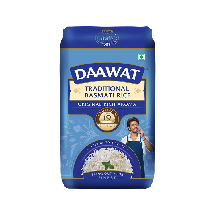 Daawat Traditional Basmati Rice (Extra Long Grain) (Basmati Akki)