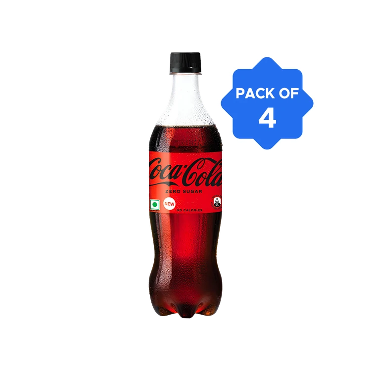 Coca-Cola Zero Sugar Soft Drink - Pack of 4