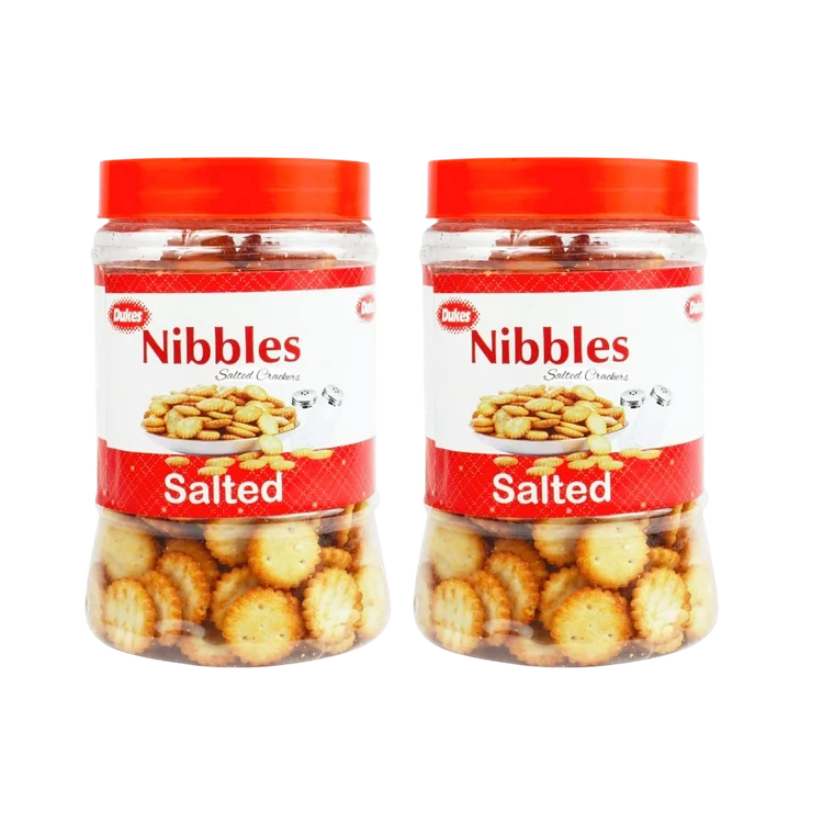 Dukes Nibbles Baked Salted Biscuit - Pack of 2