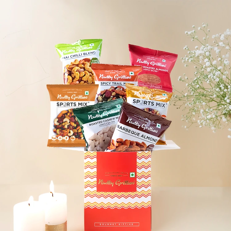 Nutty Gritties Gourmet Assorted Dry Fruits Gift Pack (Dry Fruits Udugore Pack)