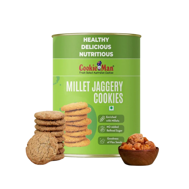 Cookieman Ragi Millet Jaggery Cookies