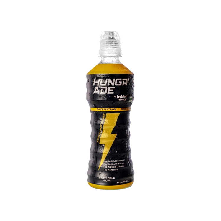 Hidden Hungr Passion Fruit Orange Energy Drink