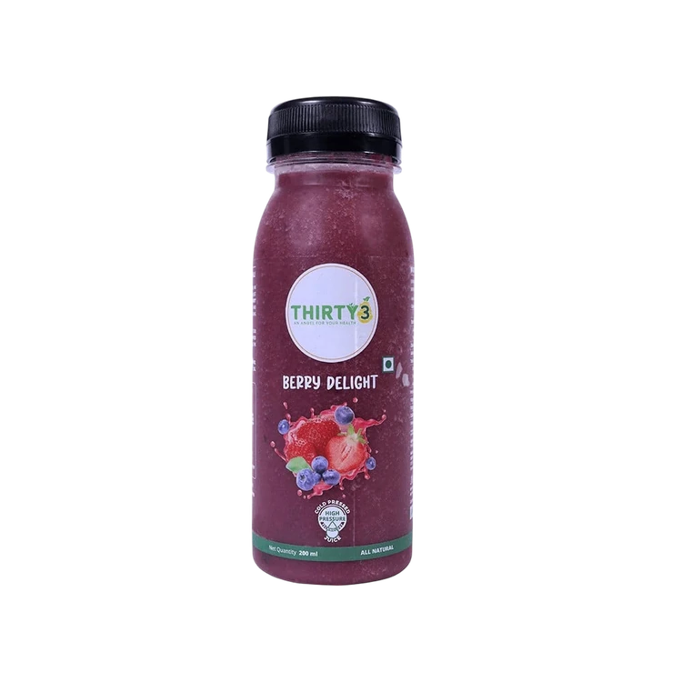 Cold Pressed Berry Delight Juice by Thirty3