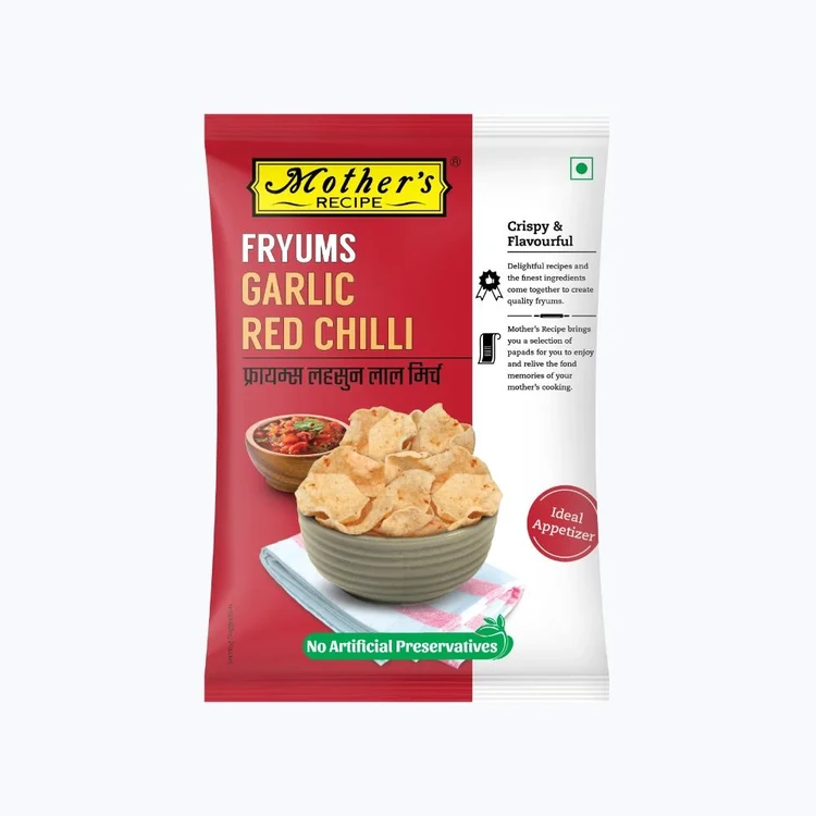 Mother's Recipe Garlic Red Chilli Fryums
