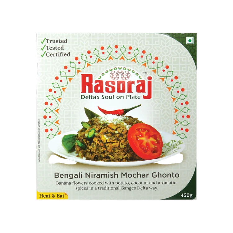 Rasoraj Ready to Eat Bengali Niramish Mochar Ghonto