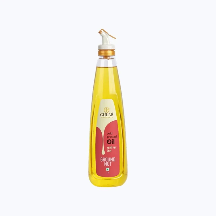 Gulab Premium Cold Pressed Groundnut Oil (Cold Pressed Kadale Enne)