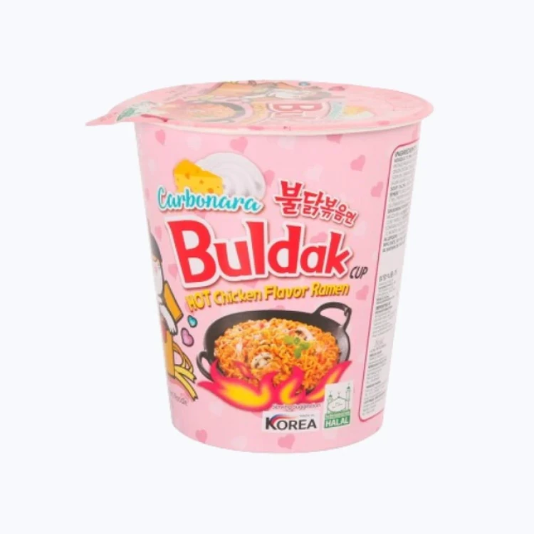 Samyang Buldak Carbonara Hot Chicken Ramen Cup Noodles