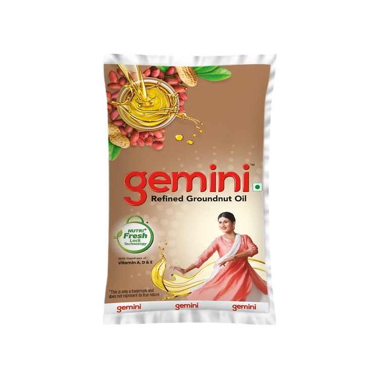 Gemini Refined Groundnut Oil (Kadale Enne)