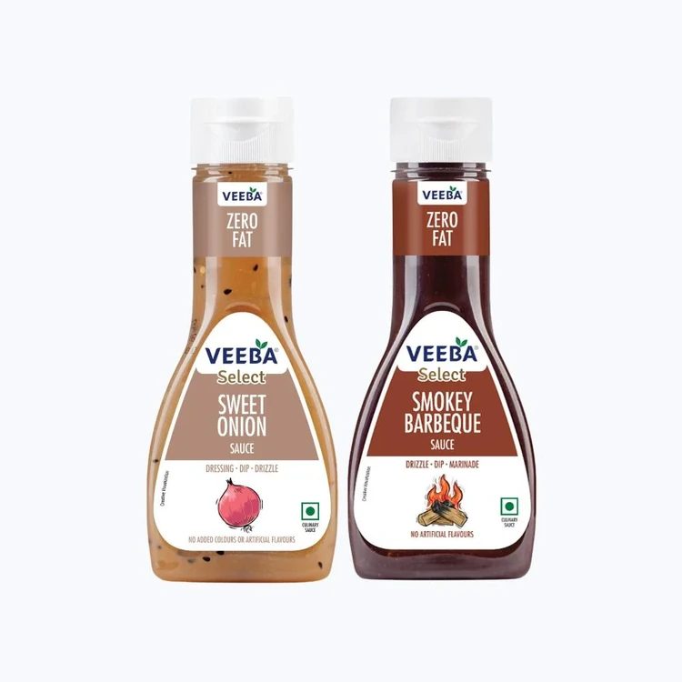 Veeba Sweet Onion Sauce +  Smokey Barbeque Sauce Combo